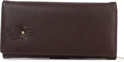 

b4bags Girls Casual Brown Artificial Leather Wallet(4 Card Slots), Chocolate