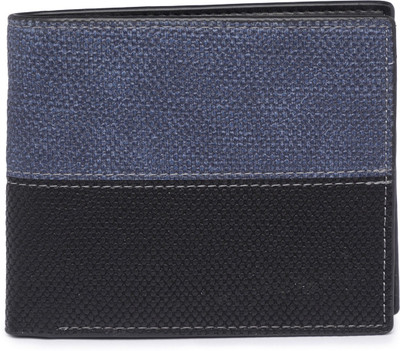 

Globus Men Casual Blue Artificial Leather Wallet(1 Card Slot), Navy black