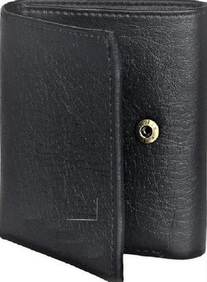 

DELMA Men Casual Black Artificial Leather Wallet(5 Card Slots)