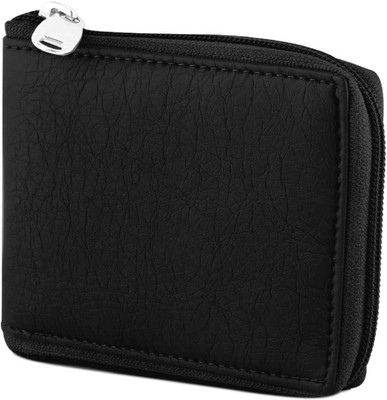 

ibex Men Casual Black Artificial Leather Wallet(5 Card Slots)