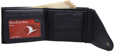 

NiETz Men Casual Black Artificial Leather Wallet(4 Card Slots)