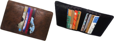 

Peacock Mundkar Boys Casual Black, Brown Artificial Leather Card Holder(8 Card Slots)