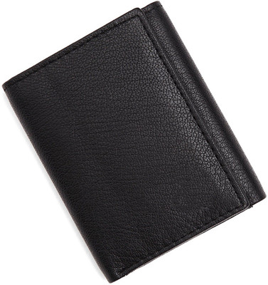 

FERRET Men Casual Black Genuine Leather, Artificial Leather Wallet(8 Card Slots)
