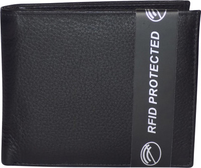 

Kan Men Casual Black Genuine Leather Wallet(5 Card Slots)