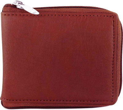 

ibex Men Casual Brown Artificial Leather Wallet(5 Card Slots)