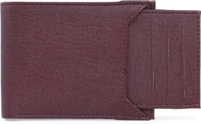

Just Leather Boys Casual Maroon Artificial Leather Wallet(5 Card Slots), Brown