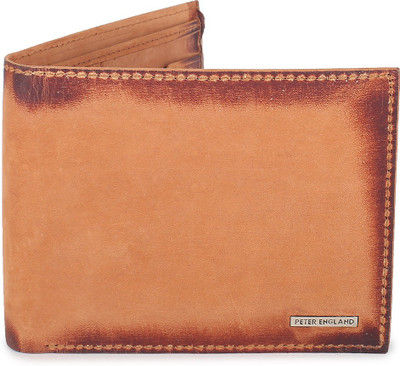 

Peter England Men Casual Tan Genuine Leather Wallet(4 Card Slots), Brown