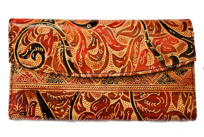 

TrendyCloset Women Casual Multicolor Genuine Leather Wallet, Tan