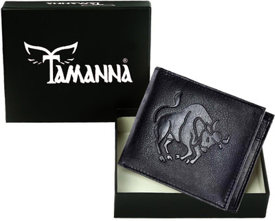 

Tamanna Men Formal Black Genuine Leather Wallet(2 Card Slots)