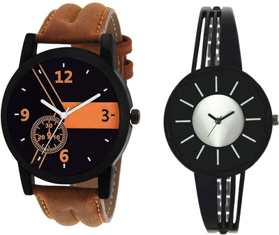 

Shocknshop LR01_212 Designer Analog Chain Strap Couple Watch - For Men & Women