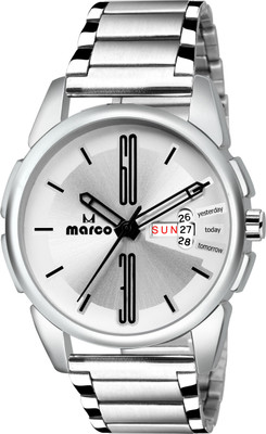 

MARCO EXCLUSIVE DAY N DATE 39CH MR 006 SILVER Watch - For Men
