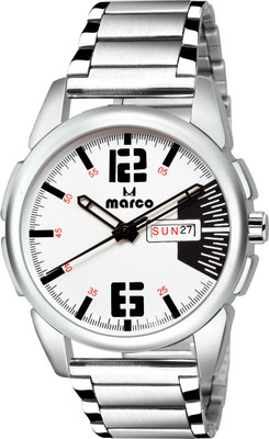 

MARCO EXCLUSIVE DAY N DATE 39CH MR 026 WHITE Watch - For Men