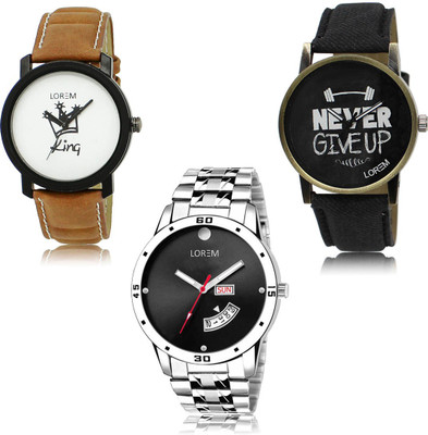 LOREM Analog Watch  - For Men