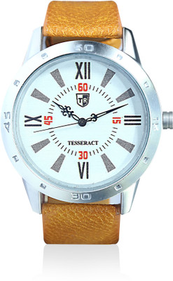 

TR TESSERACT ATTRACTIVE WHITE DIAL GENEUINE LEATHER STRAP Watch - For Boys