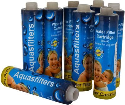 

Toyam Pure AquaFilter Cartridge 9 inch Sediment Candle PACK OF 8 PCS. Solid Filter Cartridge (5, Pack of 8) Solid Filter Cartridge(0.5, Pack of 8)