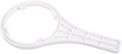

KRPLUS Single Wrench Spanner Key For Opening Preiflter Housing Bowl 10 Inch (White) Solid Filter Cartridge(5, Pack of 1)