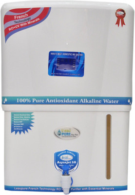 

L'eaupure leaupure16digi 12 L RO + UV + MP + MTDS Water Purifier(White)