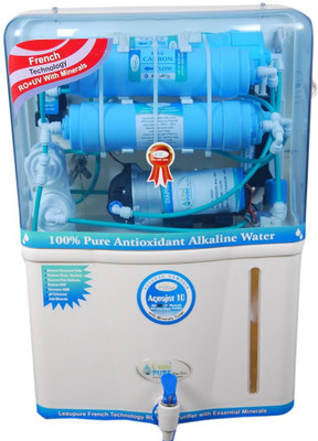 

L'eaupure 10stage alkaline GP Model 12 L RO + MF Water Purifier(White)
