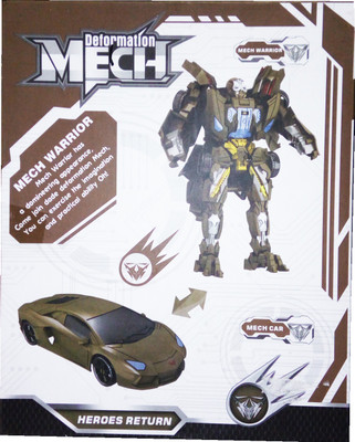 

TALKING GANESHA The Last Knight Deluxe Lockdown Robot to Car Action Figure Toy For Kids (Black)(Black)