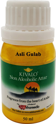 

Kivalo Ⓡ Asli Gulab Fragrance Gold Series 50 ml Pure Attar Floral Attar(Floral)