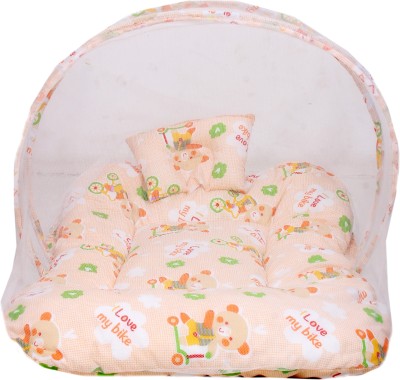 

RBC RIYA R orng lmb net baby mosquito net bed crib(Fabric, Orange)