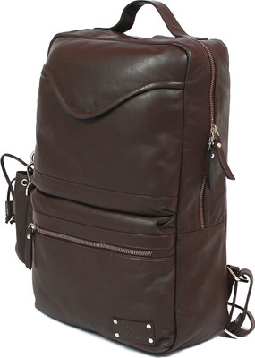 

Skincrafts Leather Everyday Backpack for Men Backpack(Brown, 20 L)