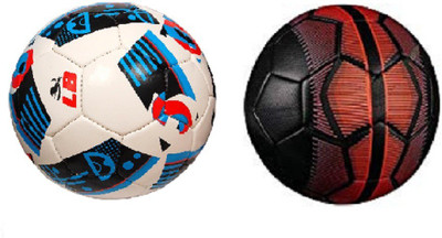 

Locham Brothers Euro & Mercury Football - Size: (Pack of 2, Multicolor