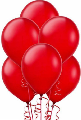 

Charismacart Solid Solid Red Balloon (Red, Pack of 50) Balloon(Red, Pack of 1)