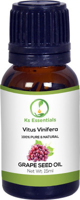 

Ks Essentials 100% Pure Grapeseed Carrier Oil (Vitus Vinifera) (15ml)(15 ml)