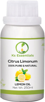 

Ks Essentials 100% Pure Lemon Oil ( Citrus Limonum) (250ml)(250 ml)
