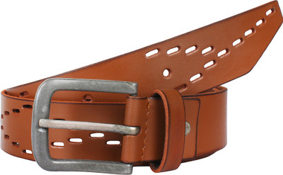 

akru Men & Women Casual Tan Genuine Leather Belt, Next gen tan