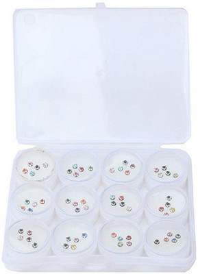 

beauty gold crystal stone exclusive design for girls & ladies forehead, nail, Multicolor Bindis(mugli marathi, Bollywood style, bengali bindi)