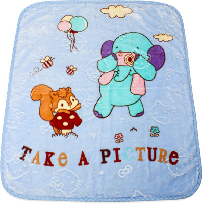 

Instabuyz Cartoon  Swadding Baby Blanket(Woollen Blend, Multicolor