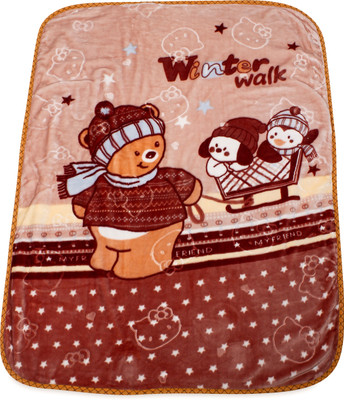 

Instabuyz Cartoon  Swadding Baby Blanket(Woollen Blend, Multicolor