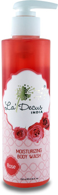 

La'Decus Moisturizing Rose Body Wash 250ml/8.45 fl.oz - PARABEN FREE Luxury Body Wash for men and women(250 ml)