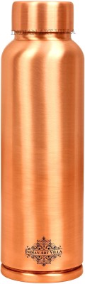 IndianArtVilla Copper Water Bottle, Leak Proof, Ergonomic Design 900 ml Bottle(Pack of 1, Brown, Copper)