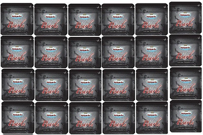 

Rajnigandha Silver Pearls Zippers 2g (Pack of 24) Mint, Saffron Mouth Freshener(Pack of 24)