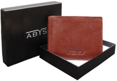 

ABYS Men Casual Brown Genuine Leather Wallet(7 Card Slots)