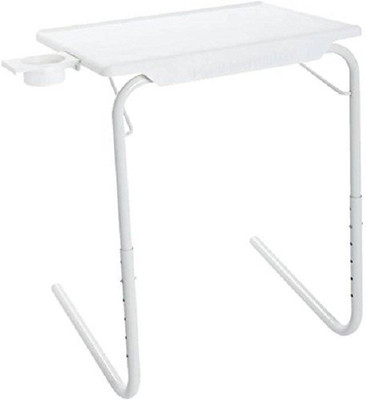 

LS Letsshop Adjustable Portable Folding Laptop Study table Mate With Cupholder White Changing Table