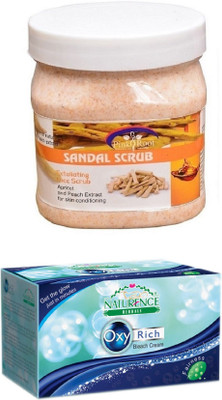

Pink Root SANDAL SCRUB 500ML WITH NATURENCE OXY RICH BLEACH 230G(Set of 2)
