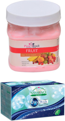 

Pink Root FRUIT CREAM 500ML WITH NATURENCE OXY RICH BLEACH 230G(Set of 2)