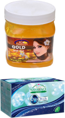 

Pink Root GOLD GEL 500ML WITH NATURENCE OXY RICH BLEACH 230G(Set of 2)