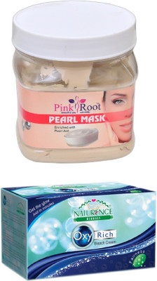 

Pink Root PEARL MASK 500ML WITH NATURENCE OXY RICH BLEACH 230G(Set of 2)