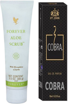 

Oriflame Sweden Aloe Scrub (99 g) and cobra pocket perfume set of 2(Set of 2)