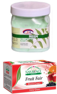 

Pink Root NEEM CREAM 500ML WITH NATURENCE FRUIT BLEACH 200G(Set of 2)