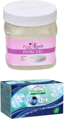 

Pink Root PEARL GEL 500ML WITH NATURENCE OXY RICH BLEACH 230G(Set of 2)