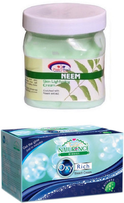 

Pink Root NEEM CREAM 500ML WITH NATURENCE OXY RICH BLEACH 230G(Set of 2)