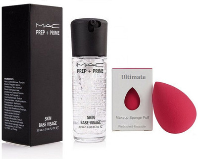 

Ultimate Sponge Puff, Mac Prep + Prime Skin Base Visage Primer 35ml(Set of 2)