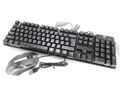 

PSYCHE High Quality Water Resistant Durable Gaming Keyboard Mouse Set With LED Light Effect Combo Set