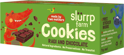 

Slurrp Farm Ragi & Chocolate Cookies(75 g)